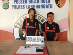 Kembali 2 Tersangka Sabu Digelandang Polisi