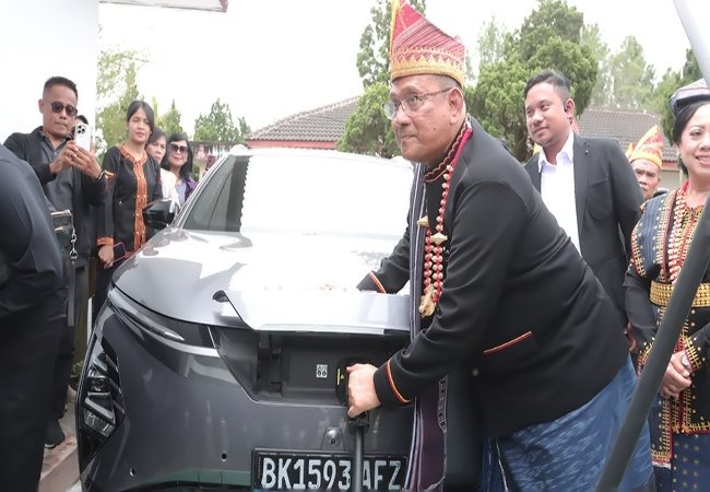 Dairi Miliki SPKLU Pertama, Bukti Komitmen Bupati Vickner Sinaga Dorong Energi Terbarukan