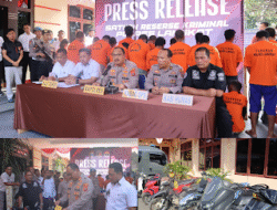 8 Kasus Curanmor Serta Penadah Diungkap Selama Operasi Kancil Toba 2025