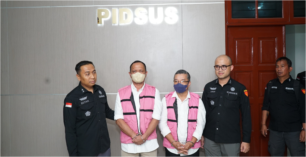 Kejatisu Tahan Dua Mantan Pejabat BPN Terlibat Korupsi Lepas Asset PTPN I Bangun Perumahan