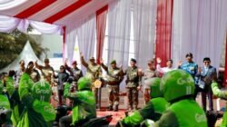 Kapolda Sumut Hadiri Upacara HUT ke-80 TNI Di Lapangan Merdeka Medan