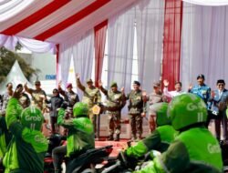 Kapolda Sumut Hadiri Upacara HUT ke-80 TNI Di Lapangan Merdeka Medan