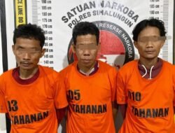 Saat Pesta Sabu 3 Tersangka Digulung Polisi