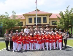 Polres Batu Bara Gelar ‘Polantas Menyapa’, Latih Baris Berbaris Polisi Cilik Tanamkan Disiplin Lalu Lintas Sejak Dini
