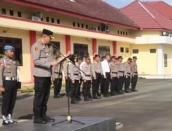 Mapolresta Deli Serdang Giat Sertijab 2 Perwira Jajaran