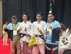 Personil Satbrimob Polda Sumut Raih Medali Perunggu Di PON Cabang Beladiri Judo