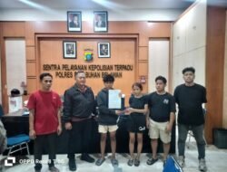 Personil Dit Pamobvit Polda Sumut, Sigap Tangkap Pelaku Pencurian HP Di Martubung