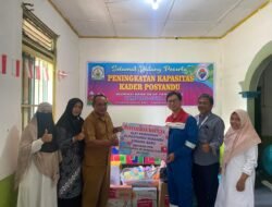 Dukung Cegah Stunting, Pertamina EP Rantau Salurkan Bantuan Peralatan Posyandu Desa Sukajadi