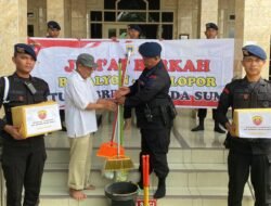 Langkah Berkah di Hari Jum’at! Brimob Polda Sumut Tebar Kebaikan Sambut HUT Ke-80 Korps Brimob Polri