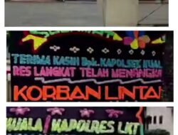 Bentuk Apresiasi Dan Dukungan, Polsek Kuala Dibanjiri Karangan Bunga Dari Masyarakat