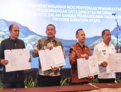 Bupati Dairi Teken MoU Pengembangan Data Statistik di Konreg PDRB-ISE se-Sumatera