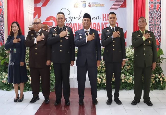 Wakil Bupati Dairi Hadiri Hari Bhayangkara ke-79