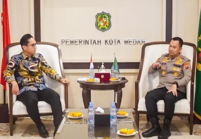 Wali Kota Medan dan Kapolrestabes Bahas Sinergi Penanganan Masalah Kota dan Keamanan