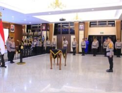 Dankorbrimob Hadiri Upacara Sertijab Pejabat Utama Mabes Polri Dan Para Kapolda