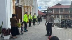Jajaran Polda Sumut Gelar Patroli Dan Pengamanan Rumah Ibadah, Wujudkan Kamtibmas Kondusif Pada Minggu