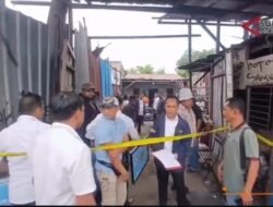 Satreskrim Polrestabes Medan Gerebek Gudang Penampungan ‘Rayab Besi’