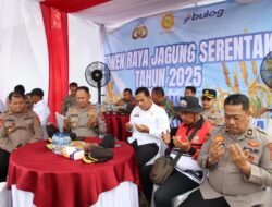 Polres Pelabuhan Belawan Laksanakan Panen Raya Jagung Program Ketahanan Pangan