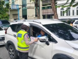 Ditlantas Polda Sumut Intensifkan Edukasi Dan Penertiban Pada Operasi Zebra Toba 2025