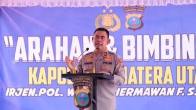 Kapolda Sumut Tekankan Profesionalisme Dan Penguatan Pelayanan Publik Saat Kunjungan Kerja Ke Polres Toba
