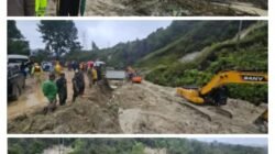TNI Prioritaskan Keselamatan Warga, Danrem 023/KS Pimpin Pembukaan Akses Jalan Longsor Di Tapanuli Tengah