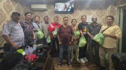 Solidaritas Koordinator Wartawan DPRD Medan, 15 Jurnalis Terdampak Banjir Terima Bantuan Sembako