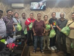 Solidaritas Koordinator Wartawan DPRD Medan, 15 Jurnalis Terdampak Banjir Terima Bantuan Sembako