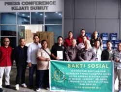 Kajati Sumut Salurkan Bantuan untuk Masyarakat dan Awak Media Terdampak Bencana Banjir