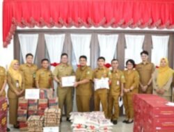 Sekretariat DPRD Medan Gelar Apel Awal Bulan dan Salurkan Donasi untuk Korban Banjir