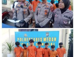 7 Tersangka ‘Specialis Begal Malam’ Dibekuk, 5 Diantaranya Ditembak Pada Bagian Kaki