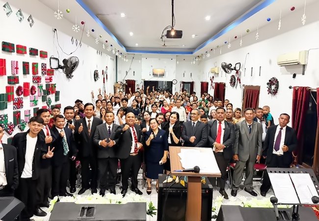 Perayaan Natal BPD Sumut GPIA Wilayah Medan, Deli Serdang, dan Toba Berlangsung Khidmat di GPIA Cinta Damai