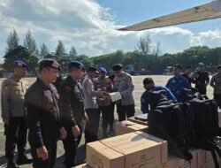Polri All Out !!! Kerahkan Bhayangkara Serentak Dari Jalur Darat, Laut Dan Udara, Hadir Peduli Kemanusiaan ‎