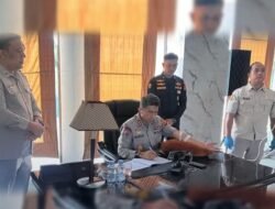Pakai Infus Di Tangan, Kapolda Aceh Tetap Jalankan Tugas