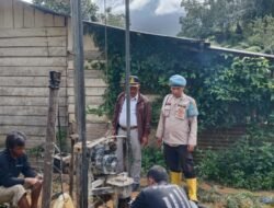 Polres Taput Bangun Sumur Bor, Hadirkan Air Bersih bagi Warga Lobu Pining Pasca Bencana Longsor