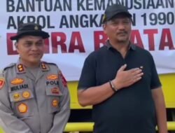 Bupati Sambut Bantuan Kemanusian Akpol Angkatan 1990 Dhira Brata Untuk Korban Banjir Aceh Tamiang