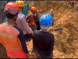 Polsatwa K-9 Ditsamapta Polda Sumut Terus Berupaya Maksimalkan Pencarian Korban Longsor Di Tapanuli Selatan