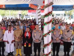 Kapolda Sumut Rayakan Natal Bersama Pengungsi Korban Bencana Alam Di Tapteng, Hadirkan Penghiburan Dan Harapan