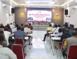 Polres Batu Bara Gelar Press Release Akhir Tahun, Kapolres Paparkan Situasi Kamtibmas