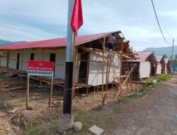 Sat Brimob Polda Sumbar Bangun 47 Unit Huntara Di Pauh