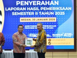 Terima LHP Kinerja Dukungan Ketahanan Pangan, Pj Sekdaprov Sumut Pastikan Komitmen Pemprov Tindaklanjuti Rekomendasi BPK