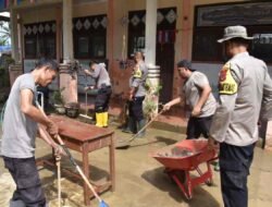 Polres Bireuen Gerak Cepat Pulihkan SD Negeri 11 Kutablang, Gotong Royong Bersama Masyarakat