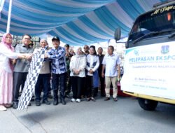 Wagub Sumut Bersama Mendag Lepas Ekspor 9 Ton Pisang Kepok Keling Ke Malaysia