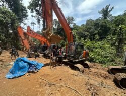Polda Sumut Bongkar Tambang Emas Ilegal Beromzet Miliaran, 17 Orang Dan 14 Ekskavator Diamankan