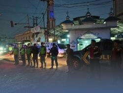 Patroli Subuh Ramadhan, Brimob Polda Sumut Dan Polres Tebing Tinggi Pastikan Kota Tetap Aman Kondusif