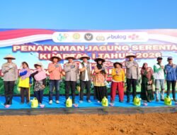 Penanaman Jagung Serentak Kwartal 1 Tahun 2026 Polda Sumut, Dukung Ketahanan Pangan Nasional
