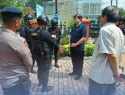 Brimob Sumut Lakukan Patroli Preventif Di Kantor Konsulat Asing Di Kota Medan