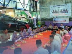 Brimob Sumut Tebar Kepedulian Di Bulan Ramadhan, Kompi 4 Batalyon A Gelar Buka Puasa Bersama Dan Berbagi Sembako Dengan Anak Yatim Serta Dhuafa
