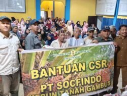 PT Sofin Indonesia (Sucofindo) Serahkan 500 Paket Sembako Jelang Idul Fitri, Dukung Masyarakat Kurang Mampu Di Simpang Gambus