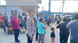 Polres Pelabuhan Belawan Amankan Kedatangan Kapal Kelud, Antisipasi Arus Balik Lebaran