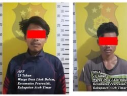 Dua Tersangka Spesialis Pencuri Meteran Air Resahkan Warga Dibekuk