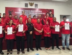 Wong Chun Sen Tarigan Dilantik sebagai Wakil Ketua Bidang Perekonomian DPD PDI Perjuangan Sumut